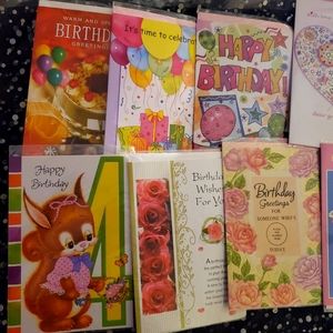 20 Mix Assortment of Cards for Birthdays, and Other Occassions